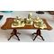 Wooden Inlayed Dressed Dining Table by Lynne's Minis (Table: 155 x 95 x 60Hmm)
