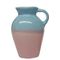 Vase Light Blue / Pink Small (14 Diam x 20Hmm)