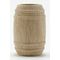Unfinished Wooden Barrel (1" x 1" x 1-5/8")
