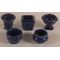 Pots Blue Set of 5
