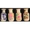 Vases, Set of 4, Tall Assorted Designs (20 Diam x 40Hmm)