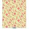 Wallpaper Cottage Acanthus Scroll - Pink on Green (267 X 413mm)